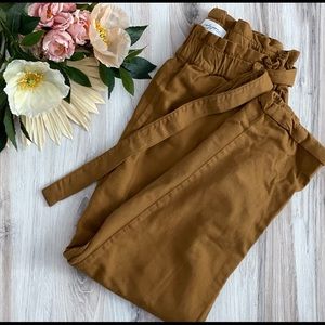 NEVER WORN- Carly Jean Los Angeles Pants- Mustard- Size Medium
